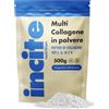 Incite Nutrition Multi Collagene in Polvere Non Aromatizzato 500 g. Fonte di Collagene Tipo 1, 2,3 e 5. Integratore Essenziale per Pelle, Articolazioni, Ossa, Capelli, Unghie e Muscoli