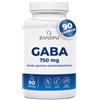 Bandini® GABA Integratore 750mg, 90 Capsule Vegan, Favorisce Sonno, Concentrazione, Rilassamento Fisico e Mentale, Acido Gamma-Aminobutirrico 750 mg per dose giornaliera, Per Stress e Ansia, 45 Giorni