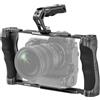 NEEWER Gabbia Fotocamera Universale e Maniglia, Perni 3/8" per ARRI, CA016T | Stabilizzatore Video Rig Fotocamera, Perni di Posizionamento per ARRI, Base Tipo Arca, Due Maniglie, Compatibile con SmallRig