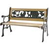 Siena Garden Garden Siena 598 843 - i Bambini Panca da Giardino con Un Design in ghisa Animale (82 x 41 cm)