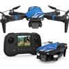 SEKOsamrt Drone con Camera, Schermo LCD FPV Live Video, Droni Motore Brushless, Sistema di Prevenzione Ostacoli a 270°, 3D Flips, Supporta Schede SD fino a 32 GB, Peso Inferiore a 250g per Beginners