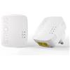 STRONG Kit Powerline WiFi AV600, WiFi 300 Mbps, 2 Porte Ethernet LAN | Powerline Adapter, Plug & Play, compatibile con ogni router, Internet via rete elettrica per TV, PC, console e smart working