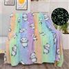 LXTOPN Coperta luminosa al buio, Coperta per bambini e adulti, 130 x 150cm motivo panda morbida coperta, regalo per ragazze,(Panda-A, 130 x 150 cm)
