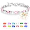 Rajputana Bracciale Da Donna In Argento Sterling 925 Bracciale Tennis Jewellery Regalo Di Compleanno Natale Per Lei Donne Silver Bracelet Fidanzate