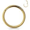 YEBOCIYO Piercing Naso Helix Piercing Septum Piercing Acciaio Chirurgico Piercing Ombelico Piercing Conch Piercing Labbro Sopracciglio Daith Oro Argento Nero Oro Rosa Arcobaleno 16G