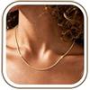 Rajputana Catenina Argento 925 Donna Collana Oro Catena 41-66cm regalo | Collana Oro Donna Sottile Collana Donna Acciaio Ciondolo Gioiello Regalo Per Donne Ragazze Fidanzate Collana Donna