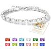 Rajputana Bracciale Da Donna In Argento Sterling 925 Bracciale Tennis Jewellery Regalo Di Compleanno Natale Per Lei Donne Silver Bracelet Fidanzate