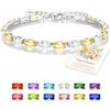 Rajputana Bracciale Da Donna In Argento Sterling 925 Bracciale Tennis Jewellery Regalo Di Compleanno Natale Per Lei Donne Silver Bracelet Fidanzate