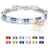 Rajputana Bracciale Da Donna In Argento Sterling 925 Bracciale Tennis Jewellery Regalo Di Compleanno Natale Per Lei Donne Silver Bracelet Fidanzate