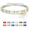 Rajputana Bracciale Da Donna In Argento Sterling 925 Bracciale Tennis Jewellery Regalo Di Compleanno Natale Per Lei Donne Silver Bracelet Fidanzate
