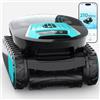 BRINBO Pleco PRO Robot Piscina, Aspiratore Piscina Pareti e Fondo, Autonomia 210 min, Doppio Filtro, 7 modalità, Controllo App, Robot pulisci Piscina Fino a 200㎡, Grafite