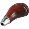 Mixabloem Pomello del cambio manuale a 6 marce per Mercedes W210 W220 W202 W140 W163, finitura in legno di noce, costruzione in plastica con motivo inciso, accessorio interno marrone, 10,6 cm