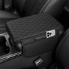 WENINETIES Copertura per Console Centrale per Honda HRV HR-V, Cuscino per Bracciolo Centrale Auto, Nero Bracciolo Box Mat