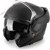 VINZ Strada Casco Flipback con Visiera Parasole | ECE 22.06 & Casco Modulare 180° | Casco Moto per Uomo & Donna | Casco Integrale Moto & Scooter Modulare | Taglia XS-XXL