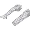 OVAQUIXI Pedane per Moto in Metallo, Ricambio Diretto YZF R1 R6 | Metallo, Resistente Alla Corrosione, Anteriore o Posteriore, Ricambio Diretto, YZF R1 2002-2012, YZF R6 2003-2011, Pedale