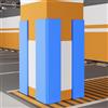 Aeovot Paraspigoli per Colonna Garages 60x200 cm Protezione Garage Muro Paracolpi Garage Auto da Muro Gommapiuma Adesiva Protezione Paraurti per Portiere Auto Parcheggi(Blu)
