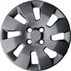 Generico KIT SERIE 4 BORCHIE COPRICERCHI COPPE RUOTA 14 PER FIAT PANDA DAL 2012 in poi -> NERO