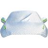 XUQEAYWD Mezza Copertura Per Auto, 530×250cm Telo Di Protezione Solare Per Auto | Copriauto Parziale, Pellicola Di Alluminio Telo Copriauto Antigrandine, Coperture Per Carrozzeria Auto, Telo Antigrandine