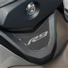 labelbike Adesivo 3D Moto Coda Sella compatibile con YAMAHA | R9 2025-2026, Protezione in Resina, Antigraffio, Decorazione, Grigio, Made in Italy