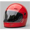 Generico CASCO INTEGRALE RETRO' VINTAGE CUSTOM ORIGINE OMEGA ROSSO LUCIDO M 57/58