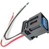 GLILAR Connettore bobina di accensione Compatibile Con Ford Per Fiesta MK6 1.4 1.6L 2008-2014 2015 2016 2017 2 Pezzi Connettore Bobina Di Accensione A 3 Pin 1W7T-14A464-MA