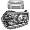 Generisch Faro anteriore sinistro per Dacia Duster II 2018-2021 LED luce di marcia diurna H7 H1 E-Omologato OEM 260609367R