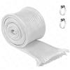 YFLeomry Tubo di scarico per generatore di corrente da 25 mm, tubo di protezione dal calore, 150 cm, resistente al calore, con 2 clip, accessorio per riscaldamento termico