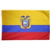 Boolavard Bandiera Coppa del Mondo 2026 - Bandiera Nazionale Ufficiale 1,5 x 90 cm, Grande, Bifacciale, con Occhielli in Ottone, USA, Canada e Messico (Ecuador)