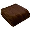 Paoletti Empress Coperta (Marrone - 130x180cm) | Coperta Da Divano Decorativa Elegante Minimalista Ecopelliccia Morbida Pesante Di Lusso