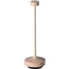 Lumisky RUBY CREAM - Lampada da tavolo senza fili, colore: beige touch LED bianco caldo H25 cm