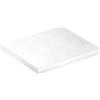 dekora - Base per Torta Quadrata Bianca in Cartone Rigido 30X30H1,2CM - Perfetta per Feste, Compleanni e Anniversari