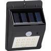 grundig alpina Solar Wandlamp Buiten - Tuinverlichting Op Zonneenergie Met Warm Wit Licht, Automatische Sensor In IP44 Spatwaterdicht - Voor Muur, Schutting Of Gevel