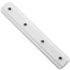 GARDINIA Connettore per binario per tende in alluminio, 7 mm, 2 binari, bianco