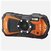 Ricoh Fotocamera digitale Ricoh WG-80 1/2.3" compatta 16 MP CMOS 4608 x 3456 Pixel Nero, Arancione [03127]