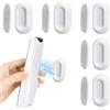 YALiya 5 Pezzi Porta Supporto Magnetico per Telecomando da Parete | Magnetico Senza Fori Porta Telecomando da Muro, Telecomando da Muro, Adatto a Tutti i Tipi di Elettrodomestici (B)