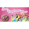 Vestin BANNER STRISCIONE COMPLEANNO CON NOME E FOTO PERSONALIZZATA - PRINCIPESSE - BANNER PVC ANCHE DA ESTERNO GARANZIA 5 ANNI (100x50 cm)