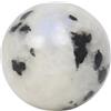 Pandiui23 Pietra luna arcobaleno naturale, cristallo lucido con proprietà energetiche, quadrante lucido, pietra lucida, sfera di cristallo (pietra luna arcobaleno, 3 cm)