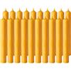 BRUBAKER Set da 20 Candele di Cera d'Api - 100% di Cera d'Api - Modelli a Punta da 9,5 cm per Compleanni, Magia, Rituali o Decorazione con Diametro di 1,25 cm - Per Alberi, con Profumo di Miele