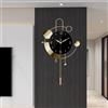TOHOOYO Orologio da parete a pendolo, silenzioso, non ticchettio, alimentato a batteria, moderno orologio da parete grande per soggiorno, camera da letto, fattoria, ufficio, cucina, decorazione da parete per