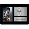 HWC Trading Michael Jackson A4 Senza Cornice Firmato Regalo Visualizzazione Delle Foto Print Immagine Autografo Stampato Per Gli Appassionati Di Musica