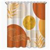 Godneei Tenda Doccia Stile Bohemien Lavabile In Lavatrice Beige 1.8x2 m Con Ganci | tenda vasca da bagno poliestere impermeabile stile moderno e minimalista adatto alla maggior parte dei bagni