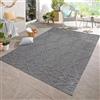 Carpetsale24 Tappeto da Esterni, Colore Grigio, Disegno berbero, 110785, Tappeto Rettangolare, Tappeti per terrazzo-Balcone o Cucina, 200 x 290 cm