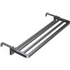 WAZUBC Stendibiancheria per Termosifone 40 x 25cm Retrattile da Parete per Interni ed Esterni per Bordi Inferiori a 16cm