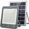 ALESHOP82 FARO LED 2000W PANNELLO SOLARE 324LED SENSORE MOVIMENTO PIR TELECOMANDO 10800MAH IP66 LE-421