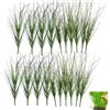 BOBOZHONG Erba Artificiale da Esterno,20 Pezzi Mazzi di Finta Erba UV Resistente per Decorazione Giardino e Interni,Piante Artificiali Verdi Alte per Vasi,Balconi e Centro Tavola,Aspetto Naturale