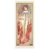 Posterlounge Le quattro stagioni - Autunno Poster | 20 x 50 cm di Alfons Mucha Arancione Quadri Decorazione per pareti