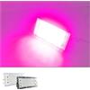 ZKLGS Faretto LED da Esterno, PORTATO FILLIGHLIGLIE 50W Spot Light INFROPROVERE IP65 Illuminazione del riflettore PORTATO Spotlight Lamp Street lam lampade(Pink)