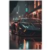 HALOUB Supercar Poster per Lamborghini Huracan Race Car Quadro decorativo su tela, decorazione da parete e camera da letto, 30 x 45 cm