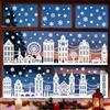 Vexyra Vetrofanie Natalizie,10 Fogli Decorazioni Natalizie per la Casa, PVC Adesivi Natalizi per Finestre Vetrine Negozi, Vetrofanie Natale, Adesivi Vetro Natale, Addobbi Natalizi per la Casa Interno