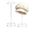 NICOLINI 2 Pz Espositore per Cappelli in Acrilico Trasparente 30cm, Diametro 10cm | Cappello Basamento da Tavolo, Supporto per Cappelli, Portacappelli da Tavolo, Espositore per Parrucche, per Display Orologi